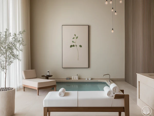 Serene Spa Room
