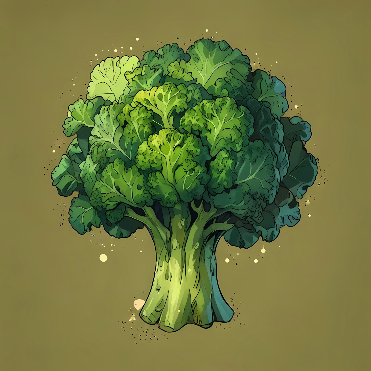 Broccoli Illustration