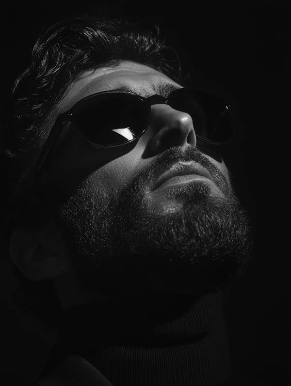 Dramatic Portrait of a Man