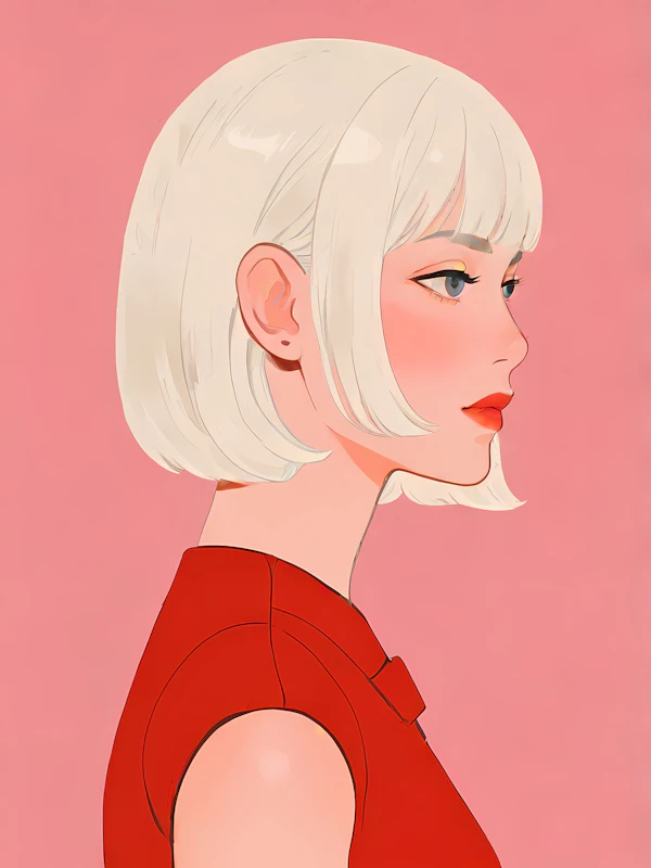 Stylized Woman Illustration