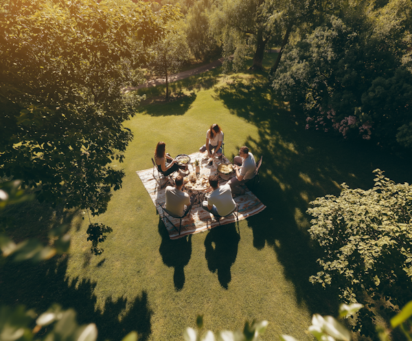 Serene Outdoor Picnic Gathering