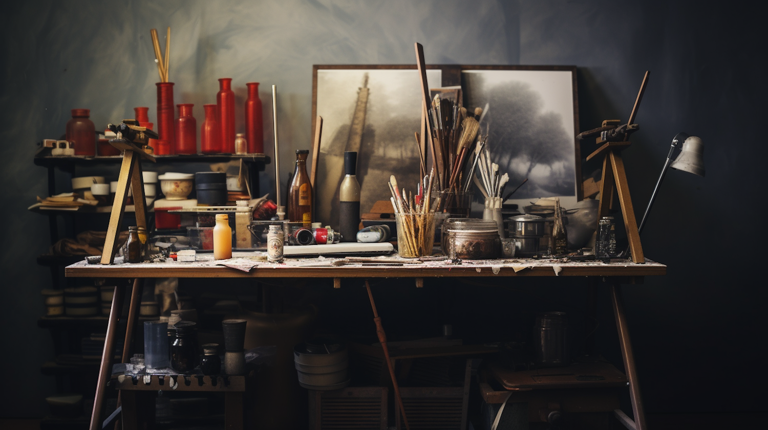 Artist's Sanctuary: An Intimate Glimpse into Creative Chaos