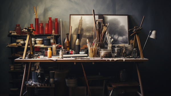 Artist's Sanctuary: An Intimate Glimpse into Creative Chaos