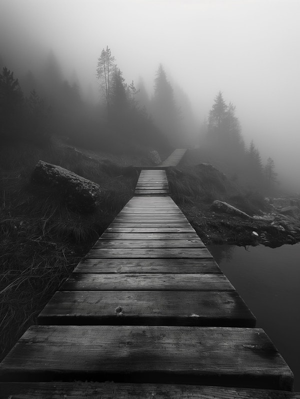 Misty Forest Boardwalk