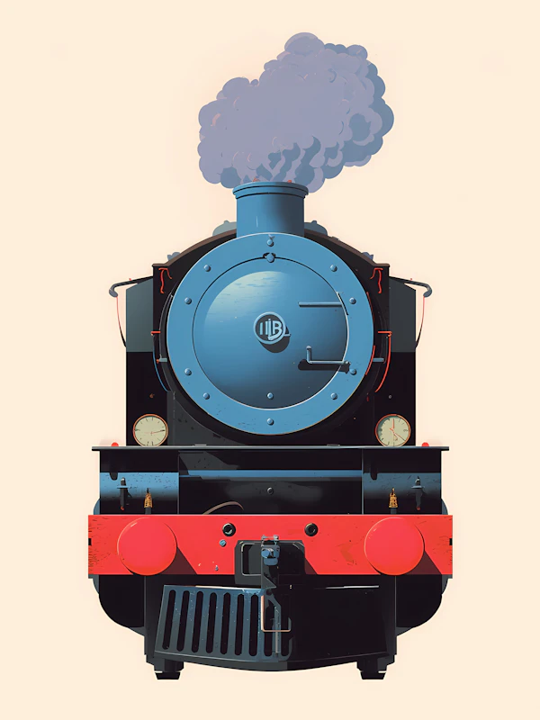 Vintage Steam Locomotive