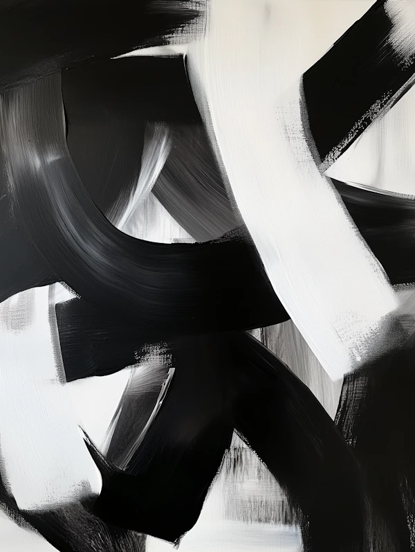 Abstract Brushstrokes