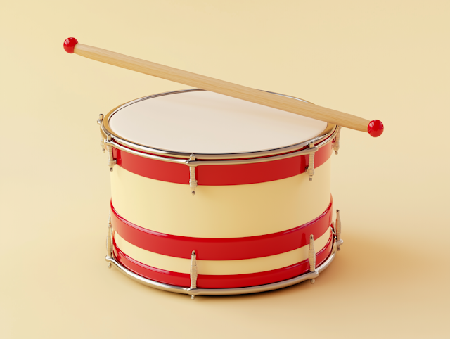 Colorful Drum Display