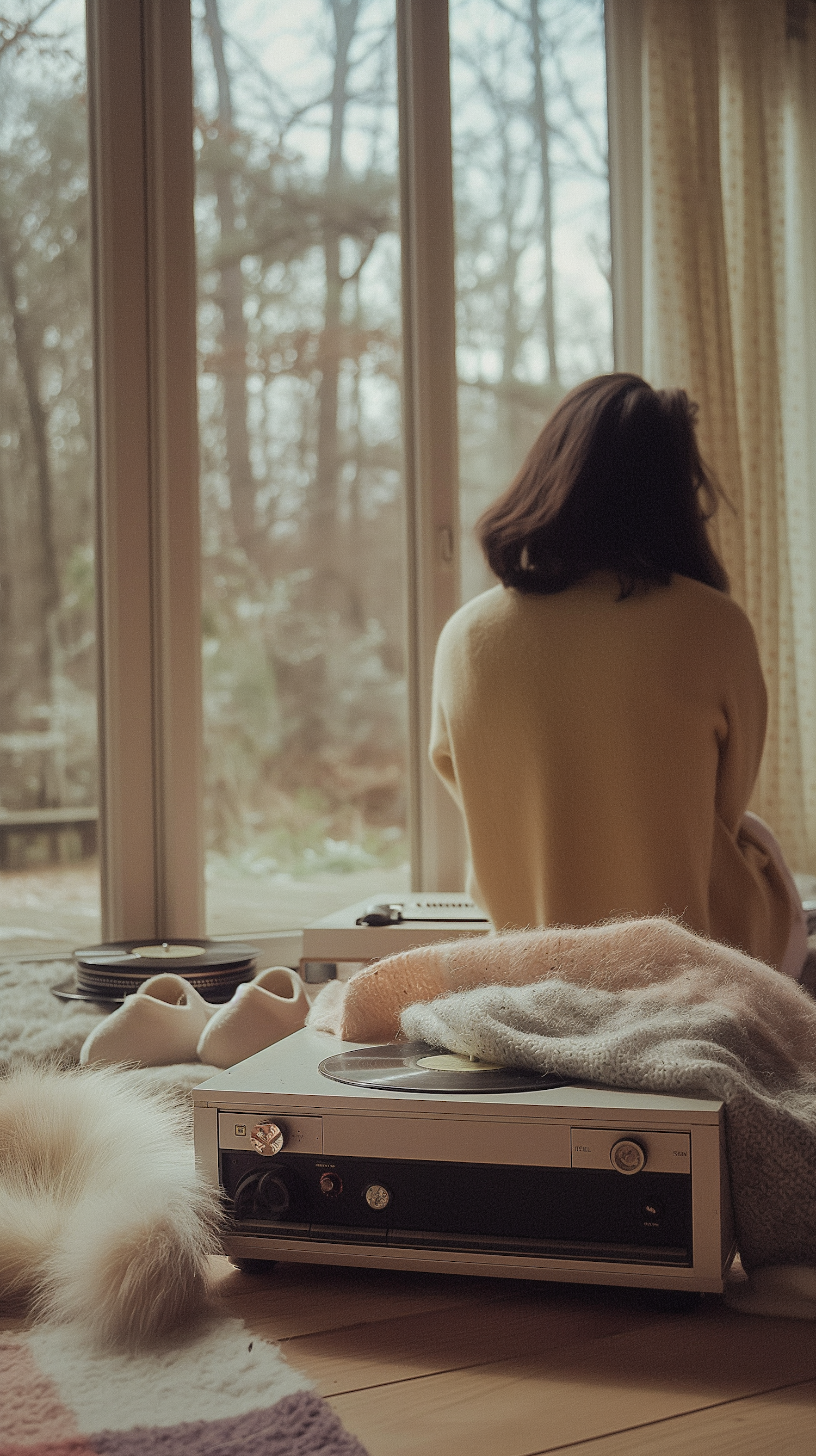 Serene Indoor Winter Scene