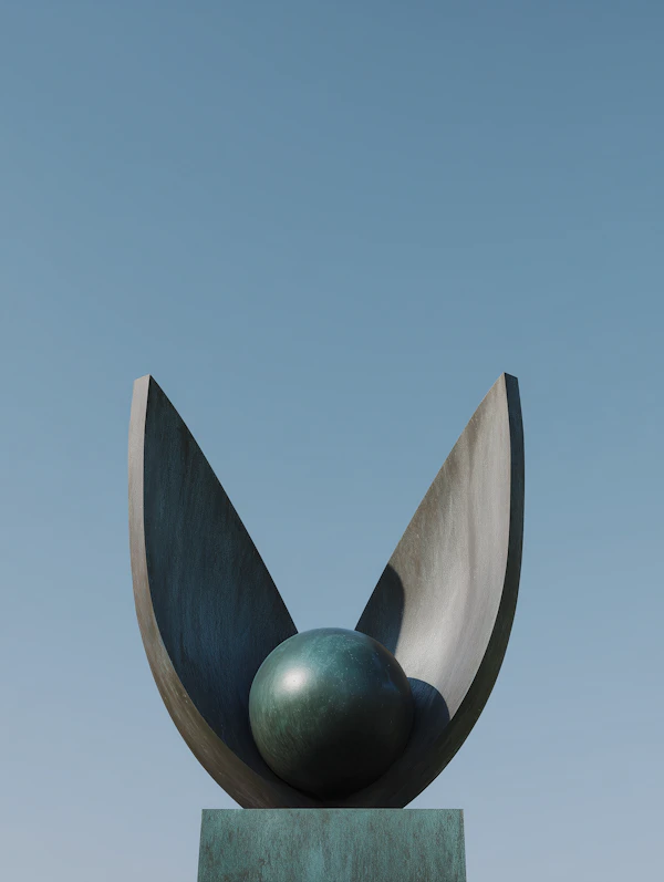 Modern Metal Sculpture