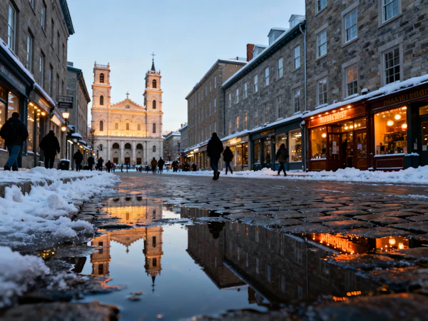 Winter Street Scene