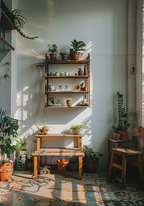 Tranquil Indoor Plant Oasis