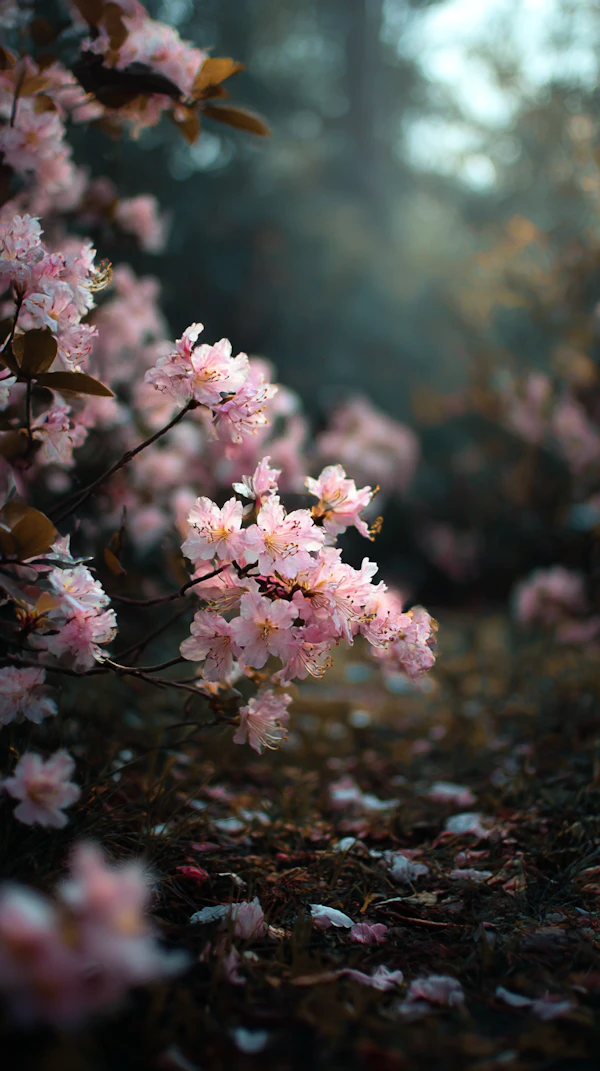 Blooming Pink Flowers