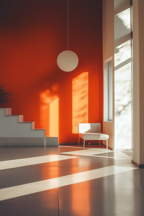 Modern Orange Interior