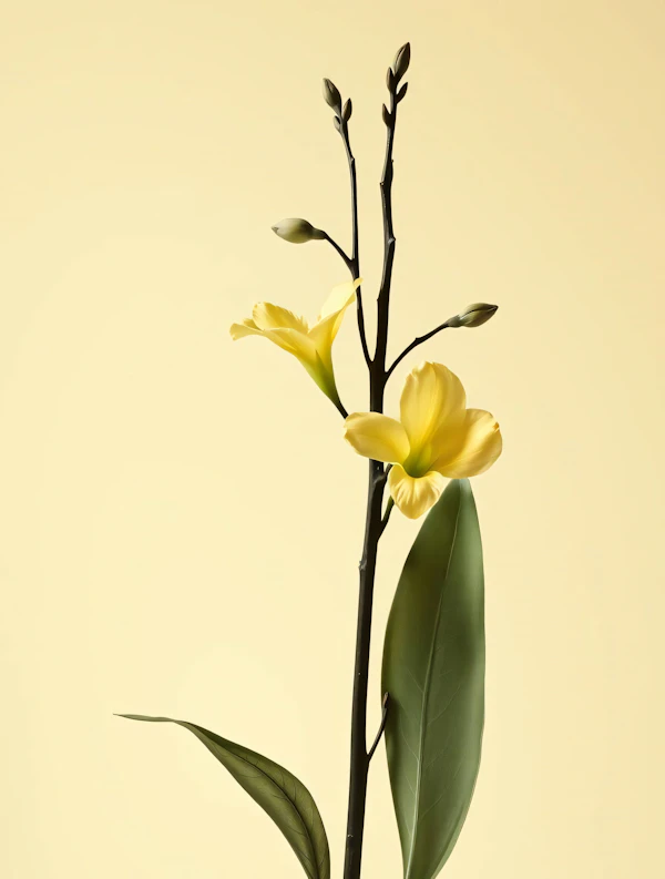 Yellow Flower Minimalism