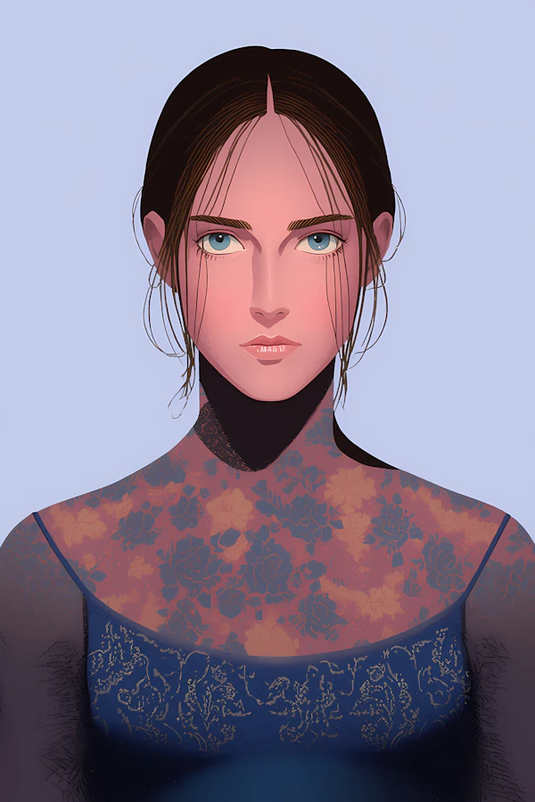 Stylized Woman Portrait