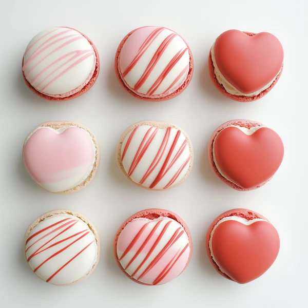 Festive Macaron Grid