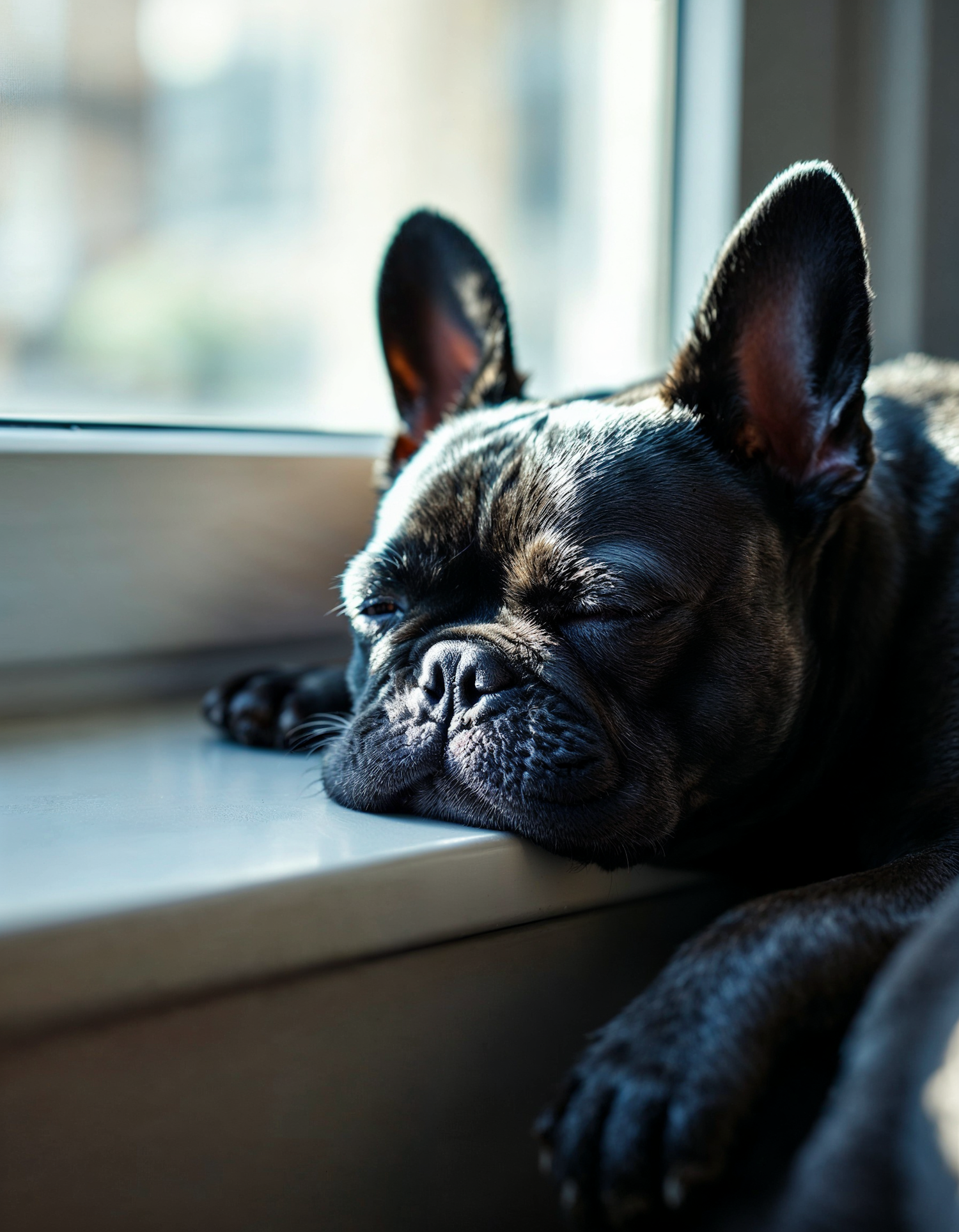 French Bulldog in Sunlight