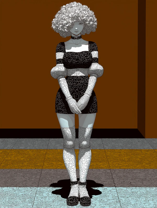 Stylized Woman Portrait