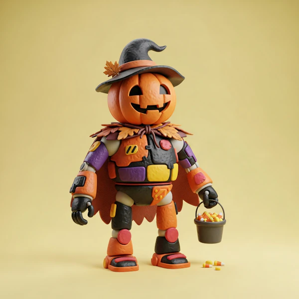 Halloween Robot Figure