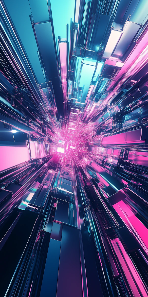 Futuristic Glass Tunnel