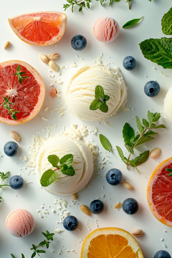 Artful Food Arrangement