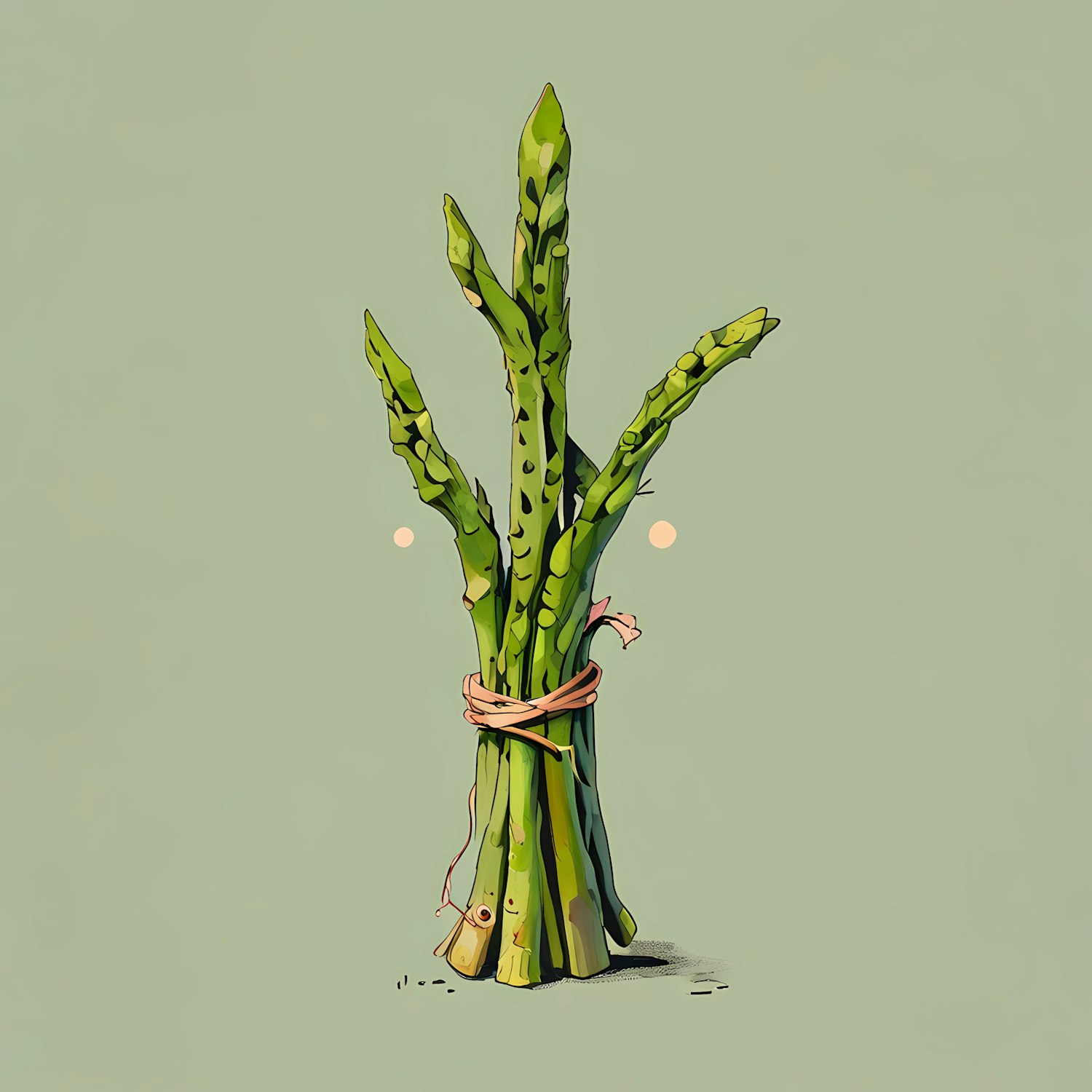 Asparagus Bundle Illustration