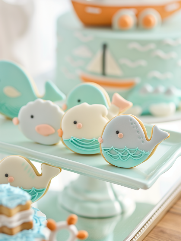 Sea Creature Themed Cookies