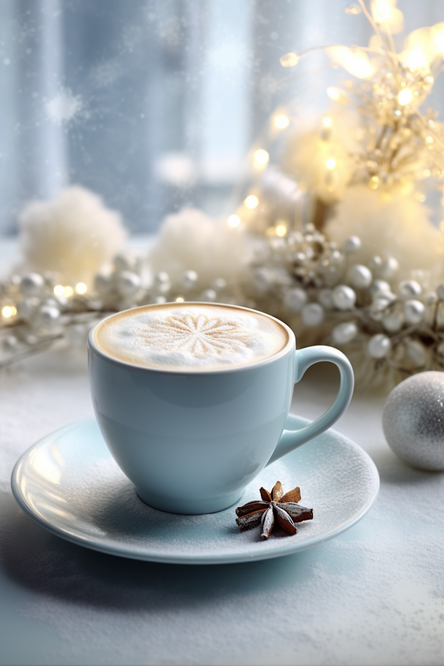 Winter Spice Latte Elegance