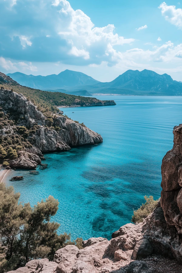 Coastal Serenity Scene