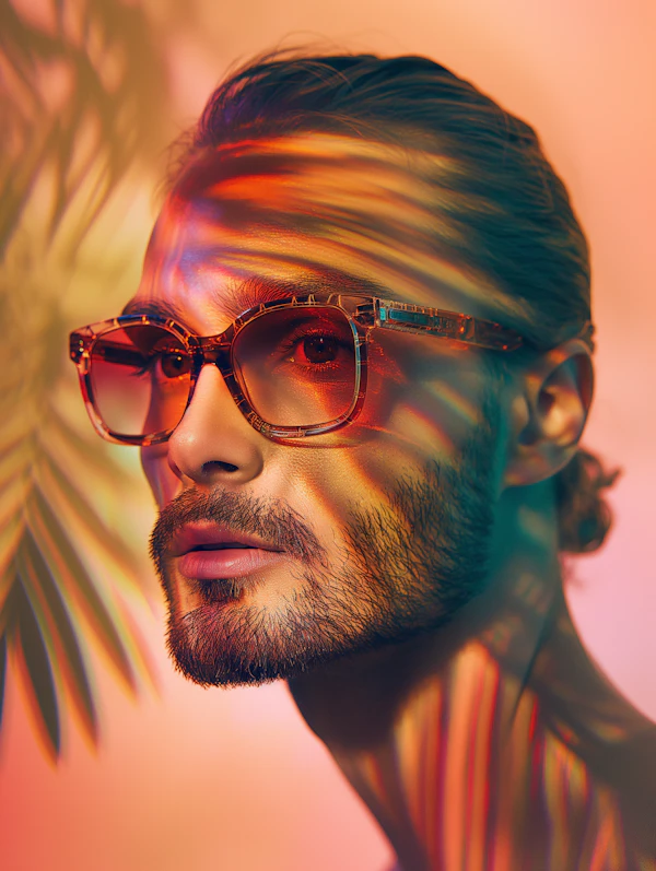 Dynamic Colored Lighting Portrait