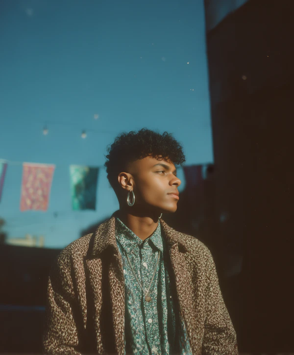 Stylish Portrait Outdoors