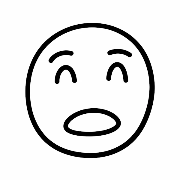 Surprised Face Drawing