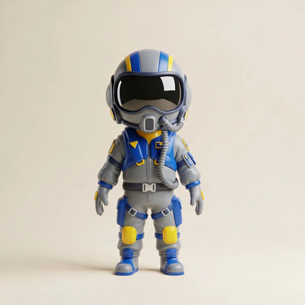 Stylized Astronaut Render