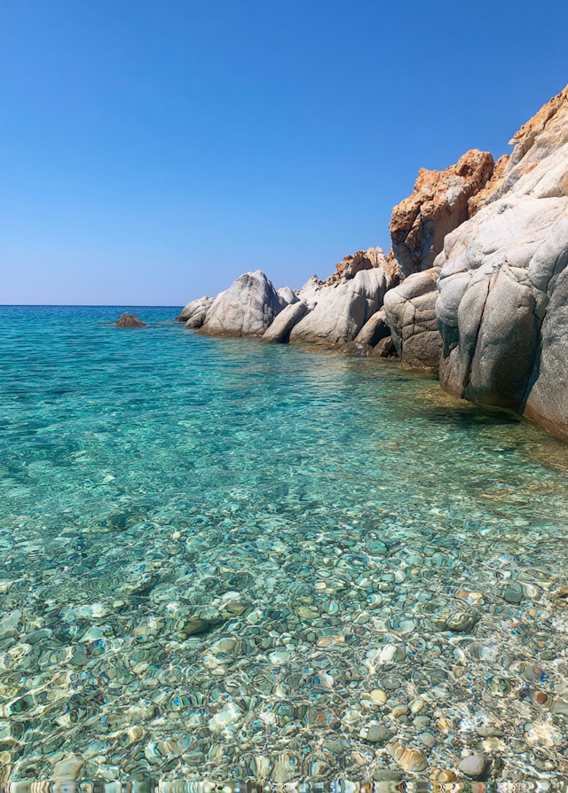 Tranquil Rocky Shoreline