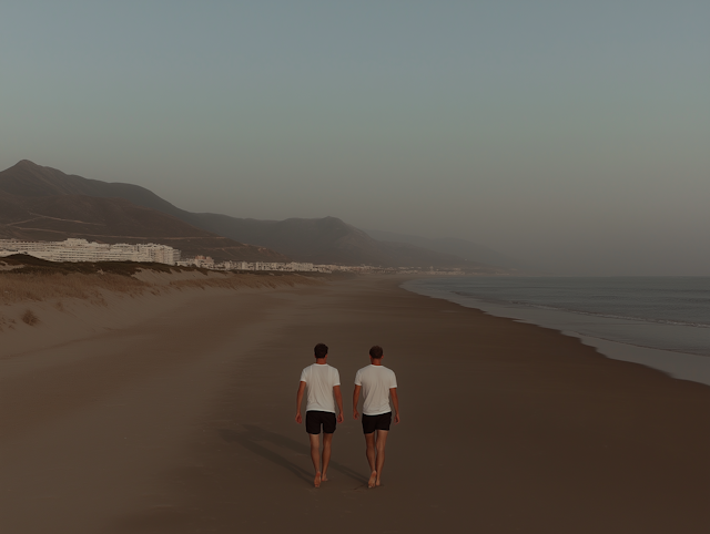 Tranquil Beach Walk