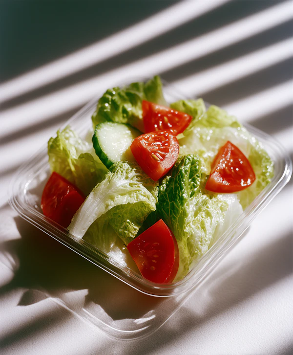 Fresh Salad in Container