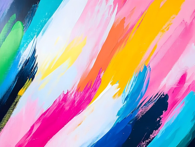 Vibrant Abstract Painting