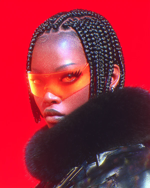 Futuristic Fashion Portrait