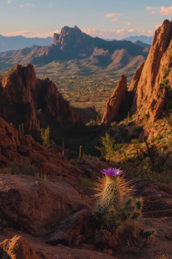 Desert Bloom Landscape