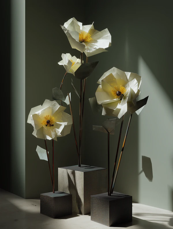 Minimalist Paper Flowers