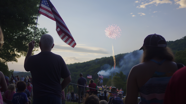 Twilight Fireworks Spectacular with Patriotic Theme