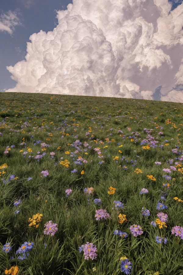 Vibrant Meadow Scene