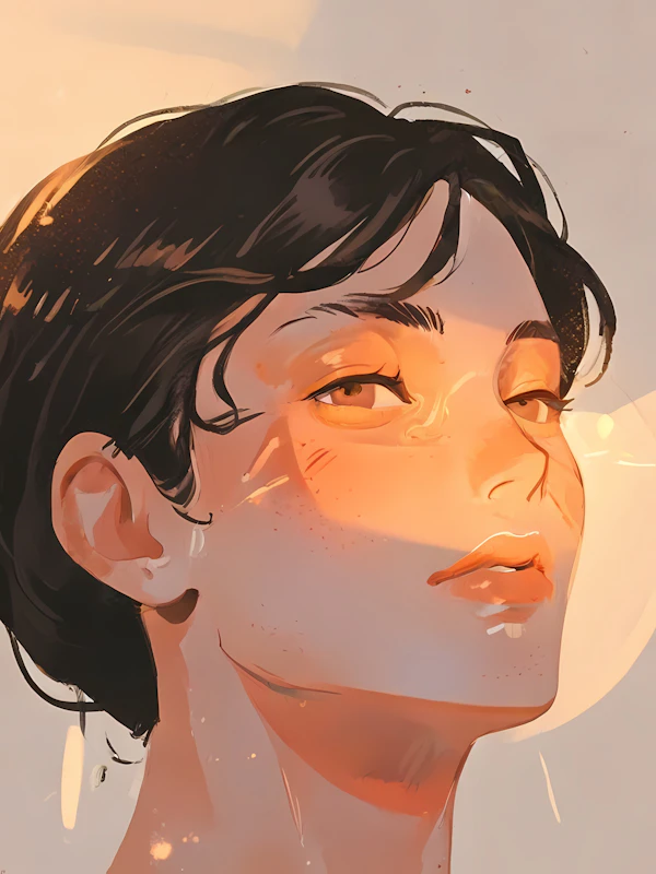Serene Portrait