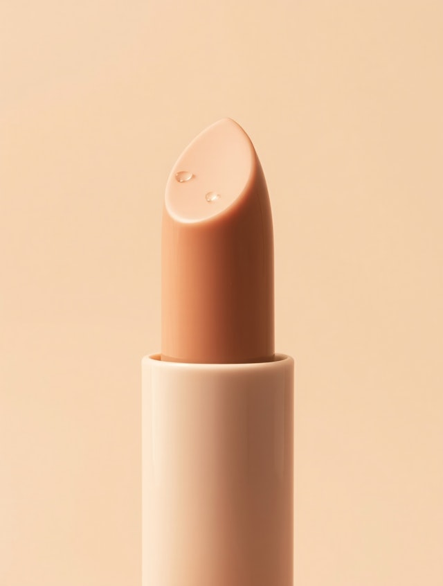 Close-up of Nude Lipstick