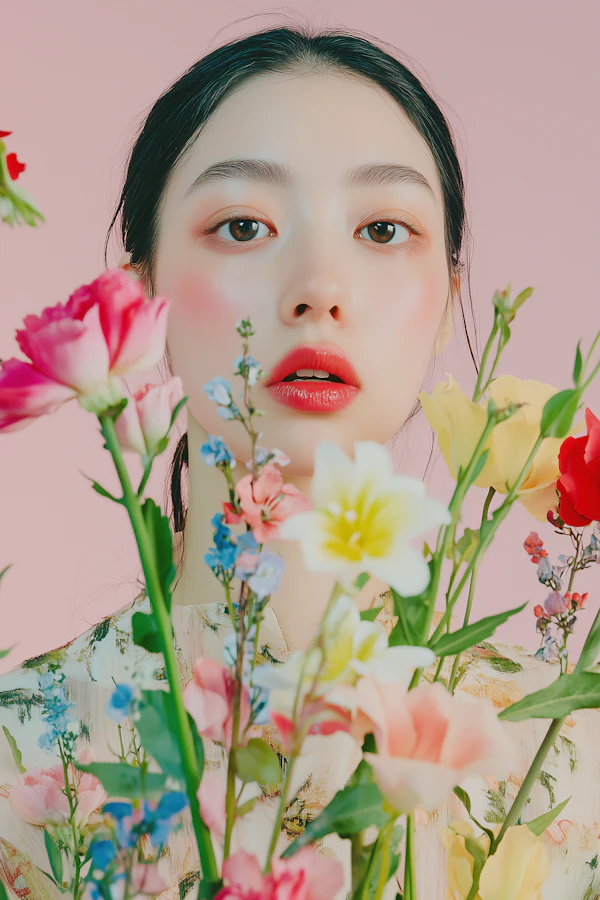 Floral Portrait Beauty