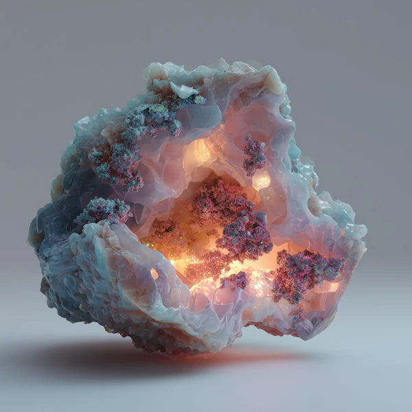 Surreal Geode Formation