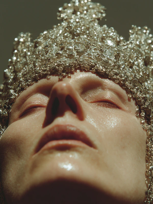 Dramatic Portrait with Crown