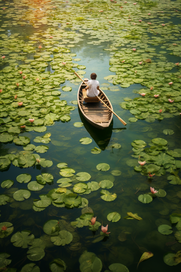 Serene Lotus Paddle