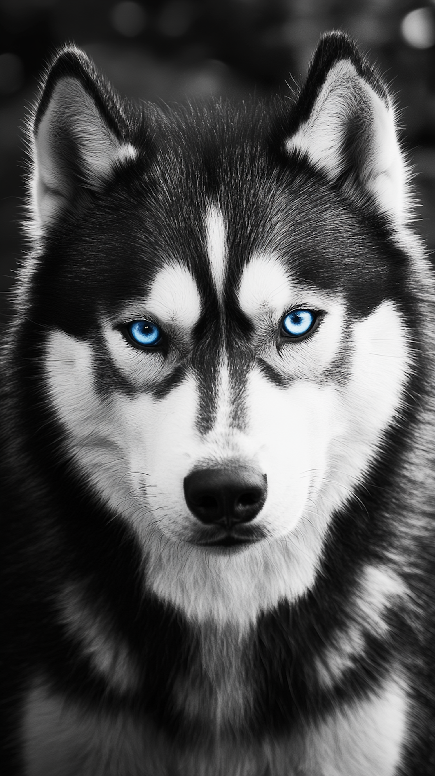 Close-up of a Siberian Husky