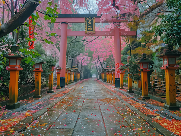 Serene Japanese Pathway